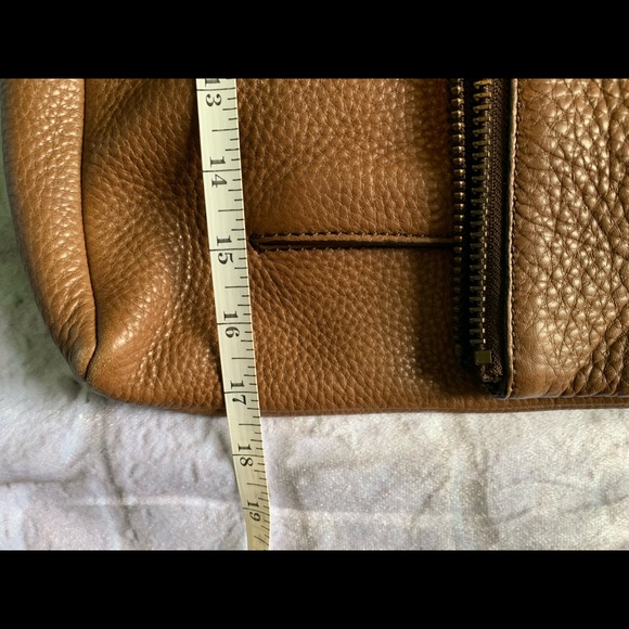 Brown Soft Leather COACH Messenger Bag (Large) - Picture 7 of 8